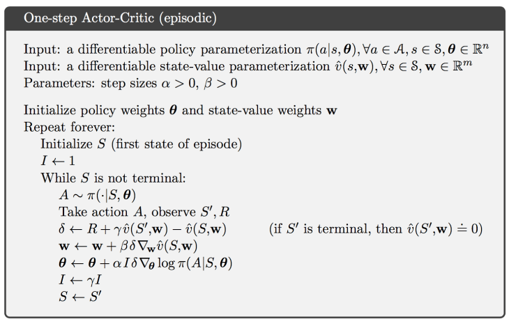 rl-one-step-actor-critic-algorithm